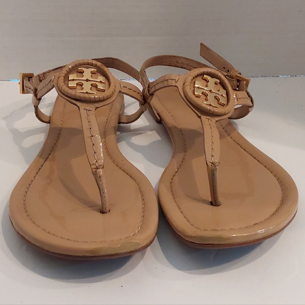 TORY BURCH DILLAN SIZE 6.5 PRE-OWNED - Picture 2 of 4